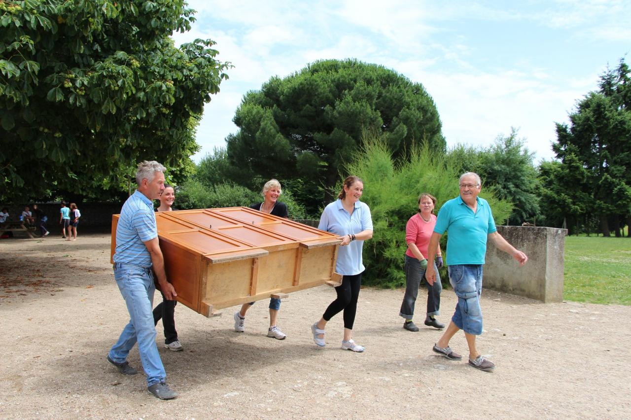 Le déménagement commence