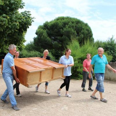 Le déménagement commence